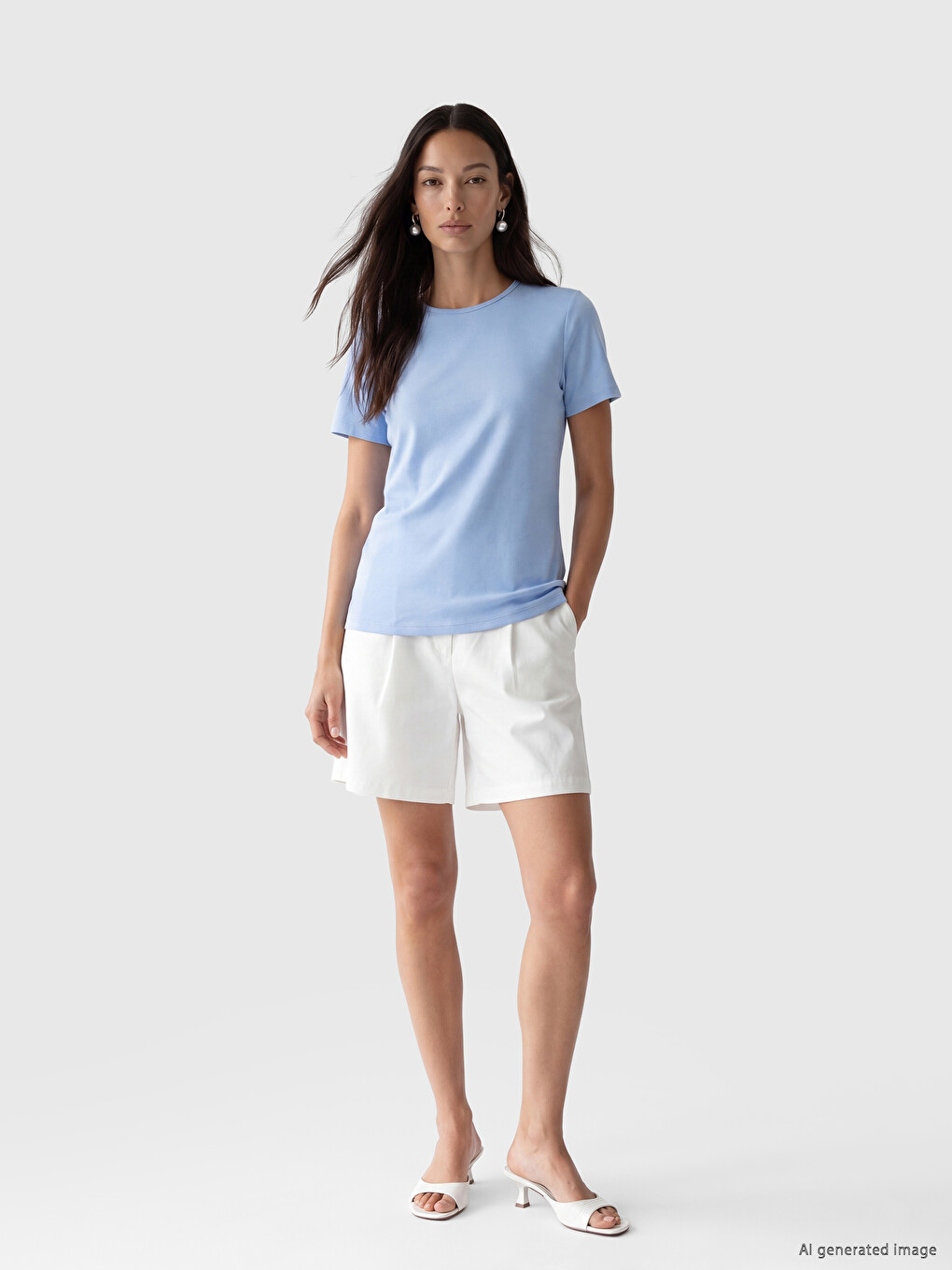 Crew Neck Women's T-Shirt-1