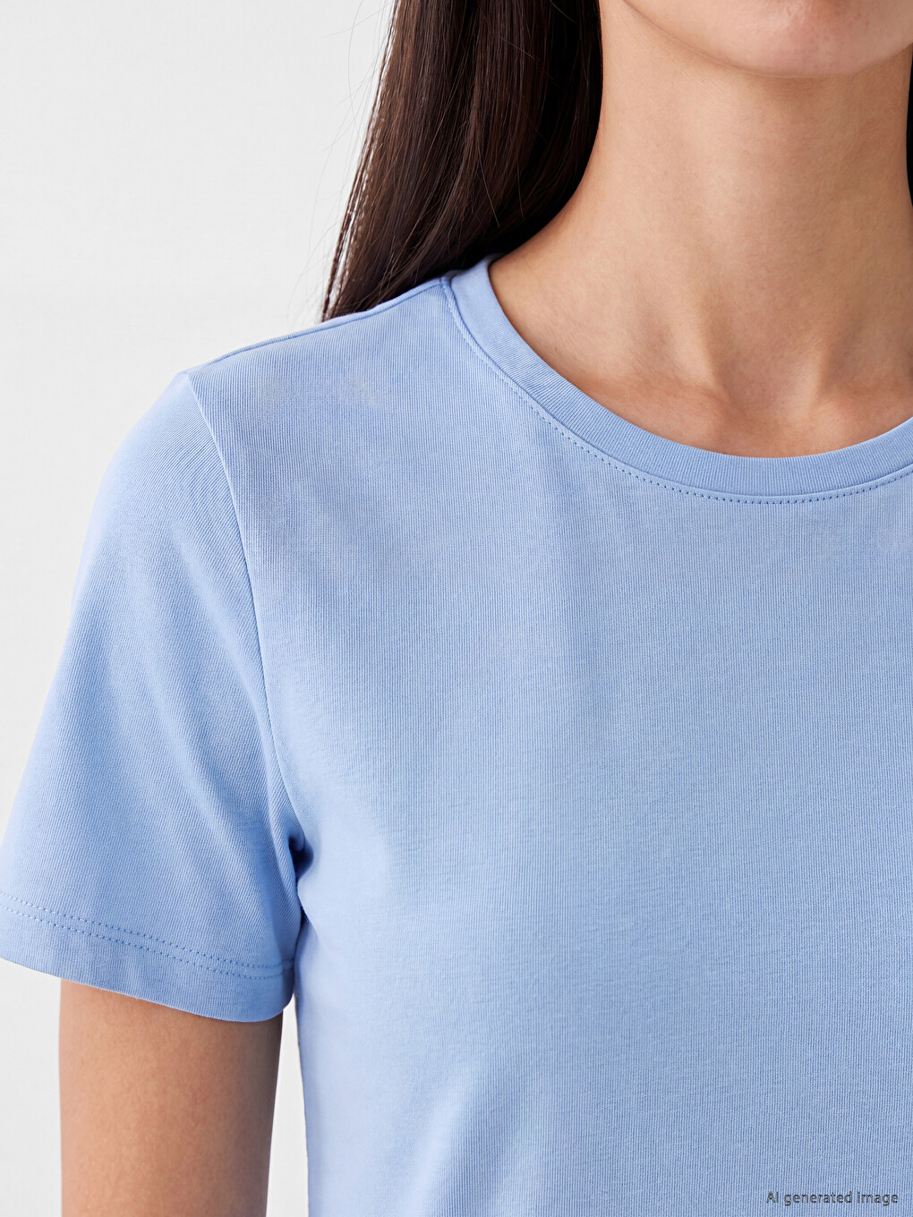 Crew Neck Women's T-Shirt-2