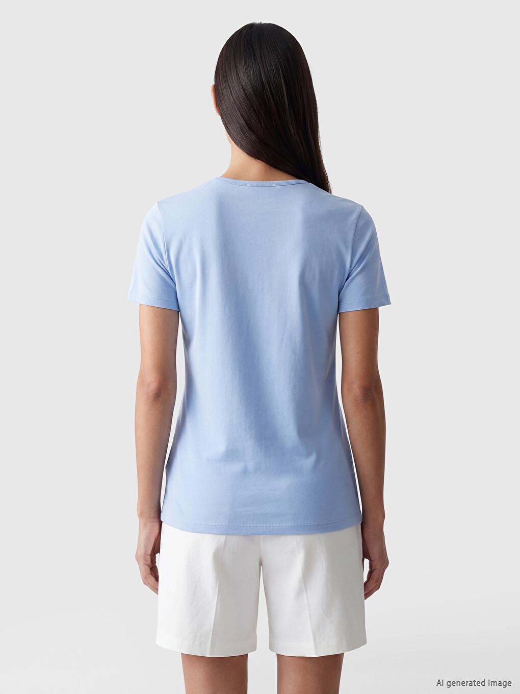 Crew Neck Women's T-Shirt-3