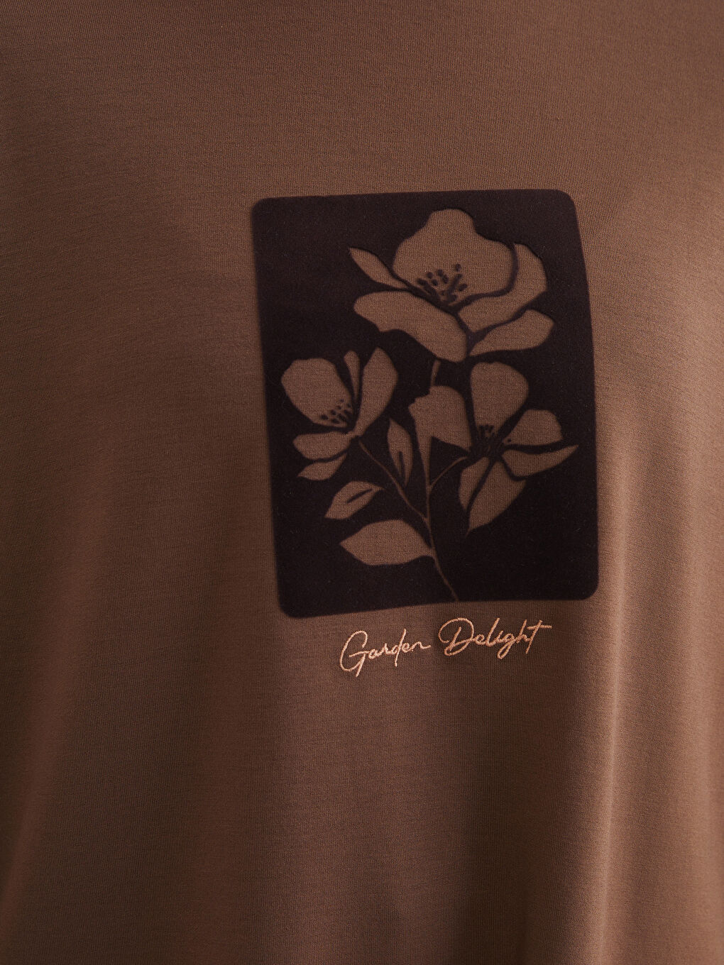 Tunique en Sweatshirt BRUN Femme-2