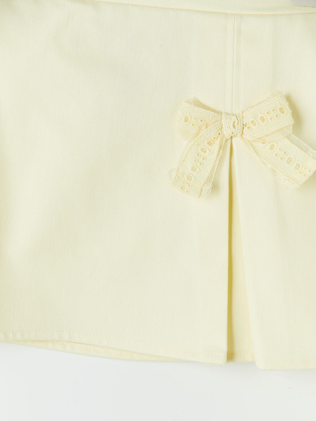 Sarı Fiyonk Detaylı Kız Çocuk A Kesim Etek-2