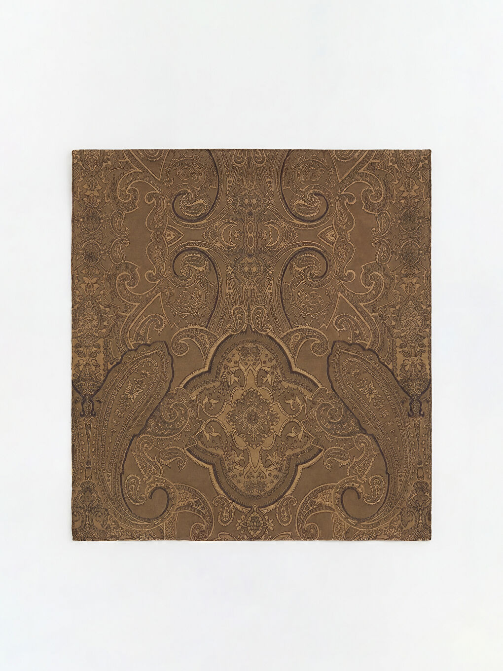 Haki Desenli Kadın Şal-1