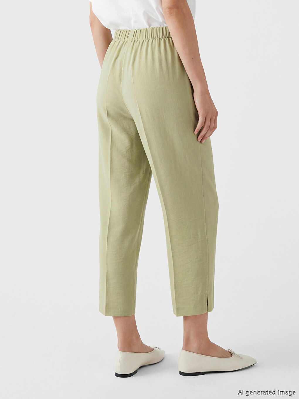 Elastic Waist Women's Capri-2