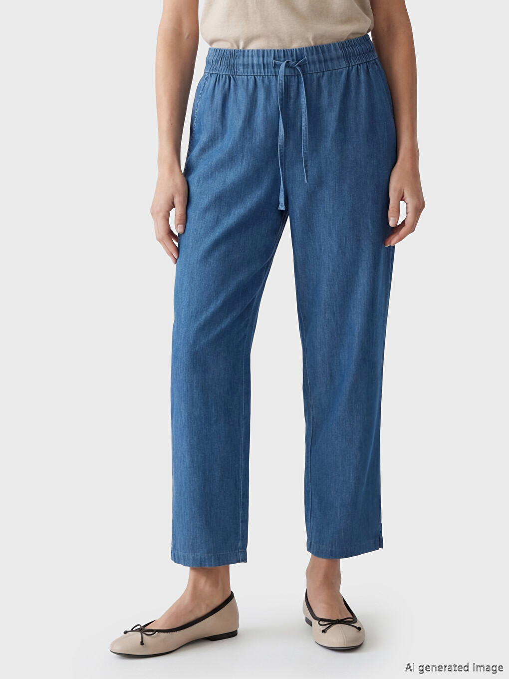 Woman Blue Jeans-1