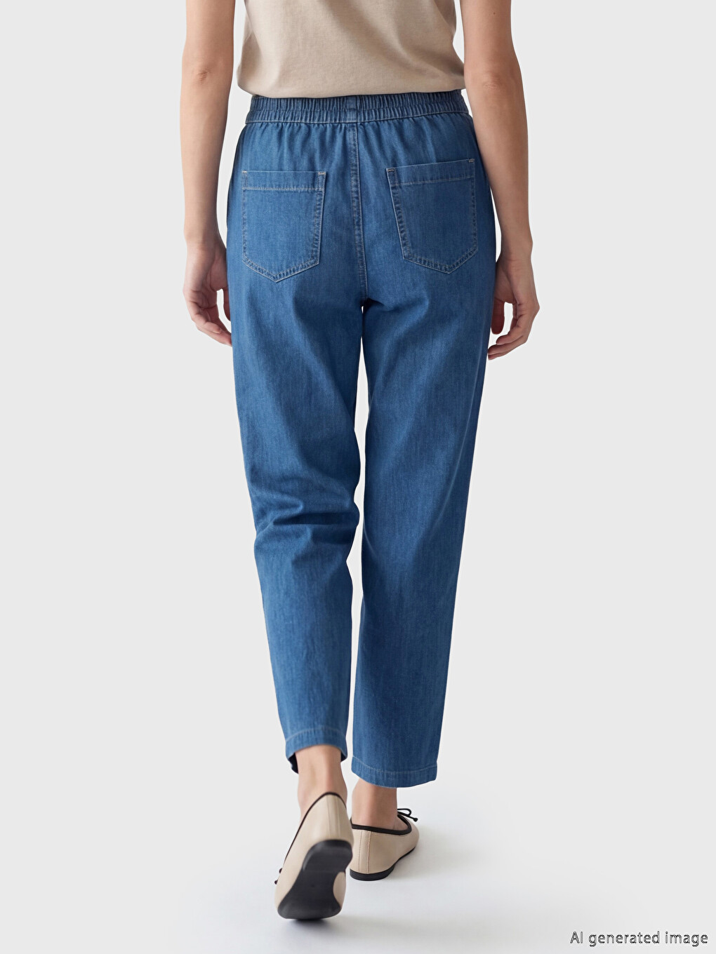 Woman Blue Jeans-2