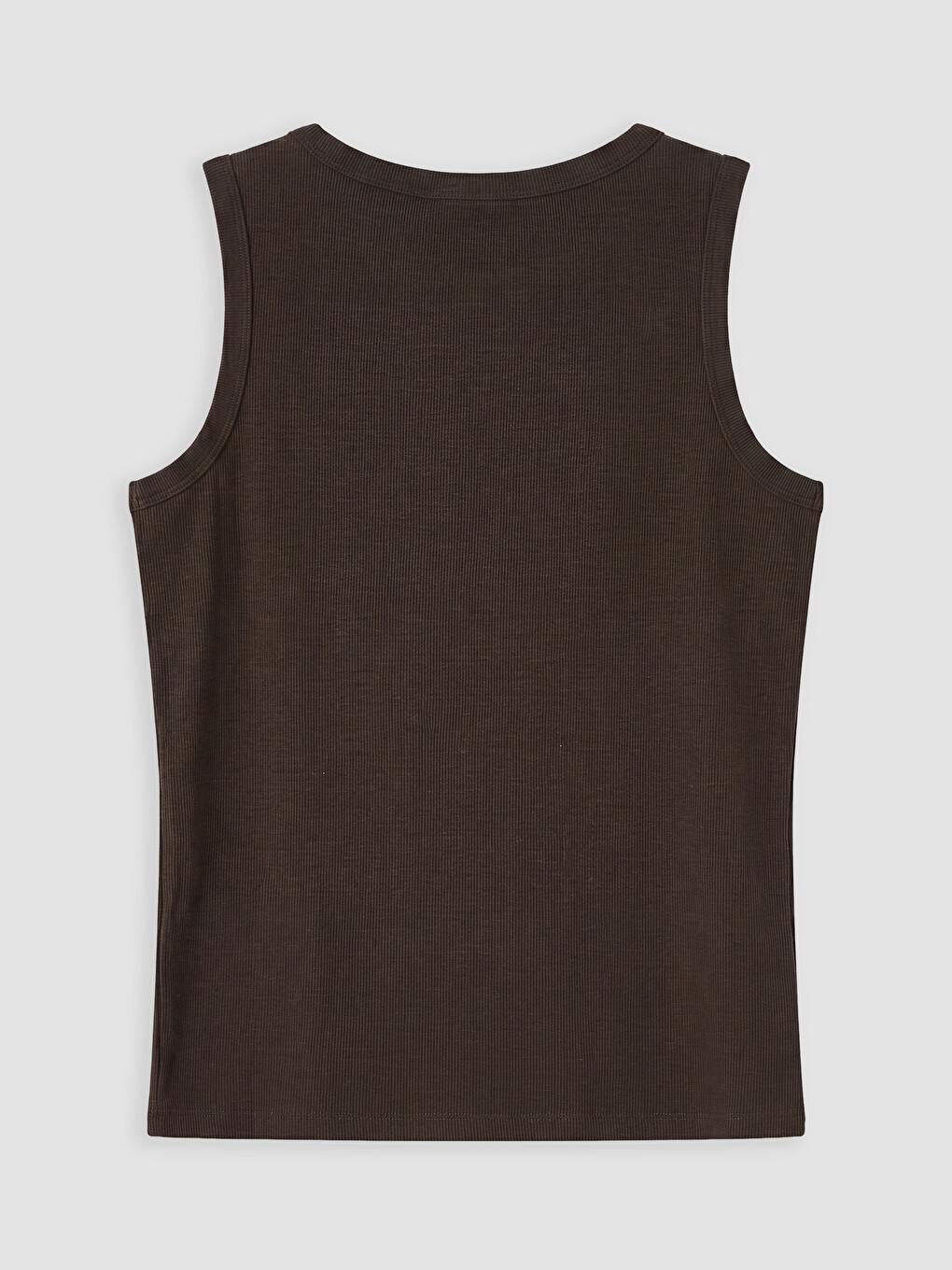 Crew Neck Women's Ribbed Tank Top-2
