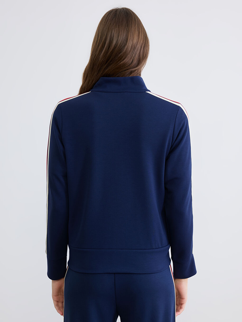 High Neck Soft Touch Women's Zippered Sweatshirt-4