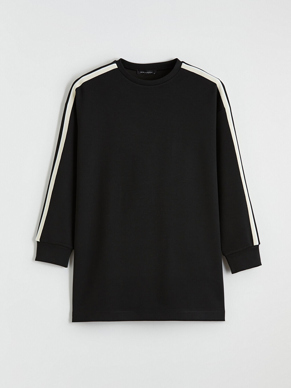 Crew Neck Oversize Women's Sweatshirt Tunic-4