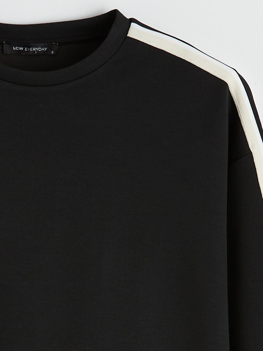 Crew Neck Oversize Women's Sweatshirt Tunic-5