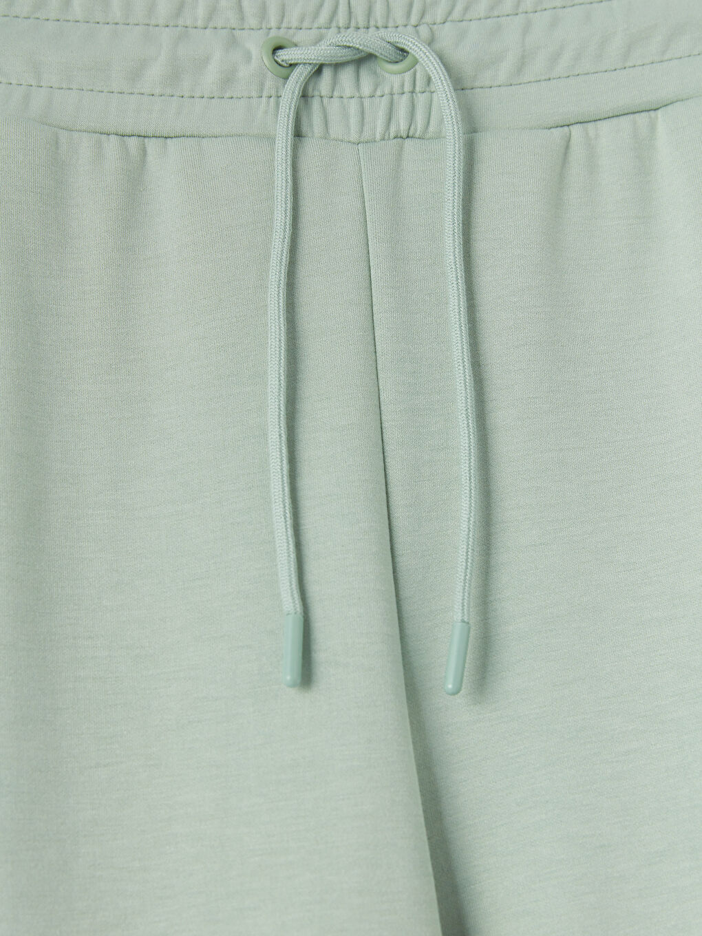 Yeşil Beli Lastikli Soft Touch Kadın Eşofman Altı-2