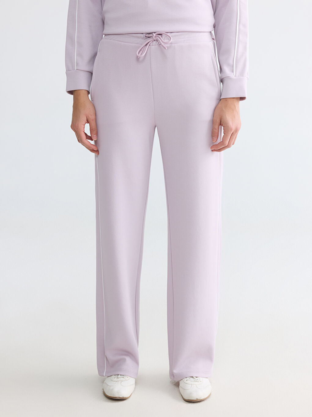 Elastic Waist Soft Touch Women's Sweatpants-1