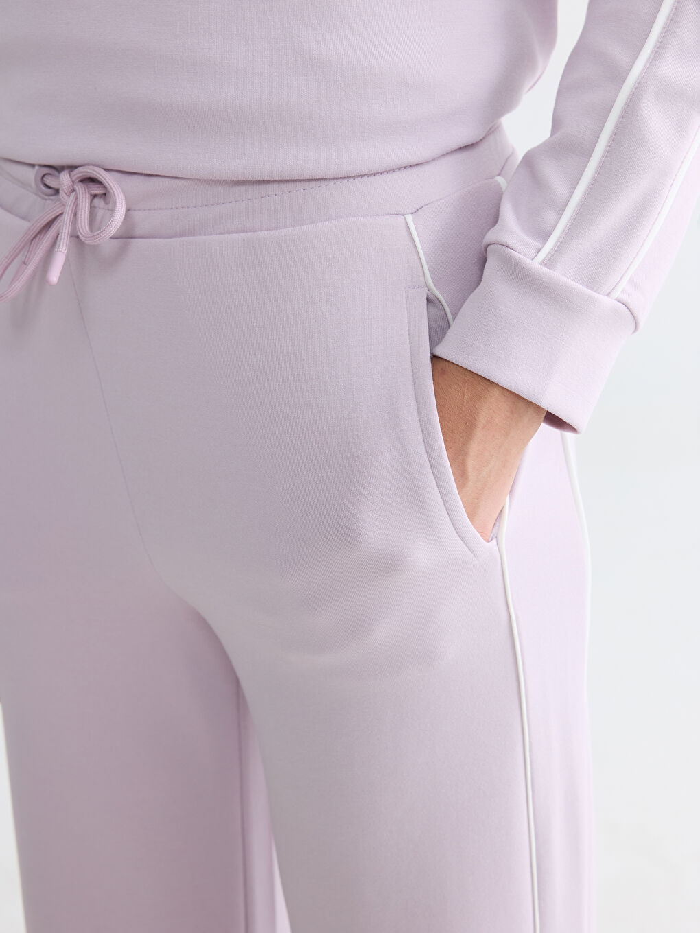 Elastic Waist Soft Touch Women's Sweatpants-2
