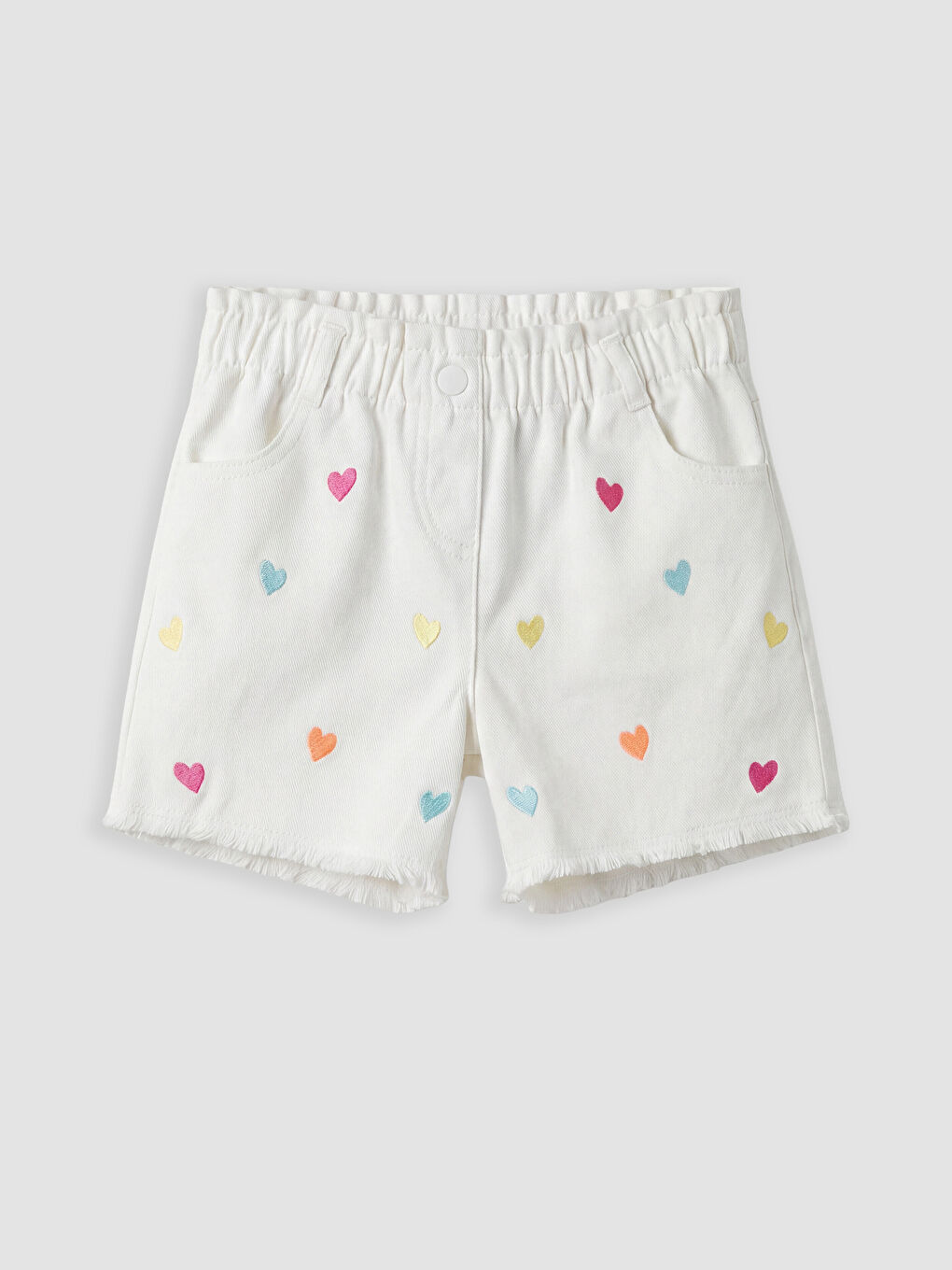 Girl White Shorts
