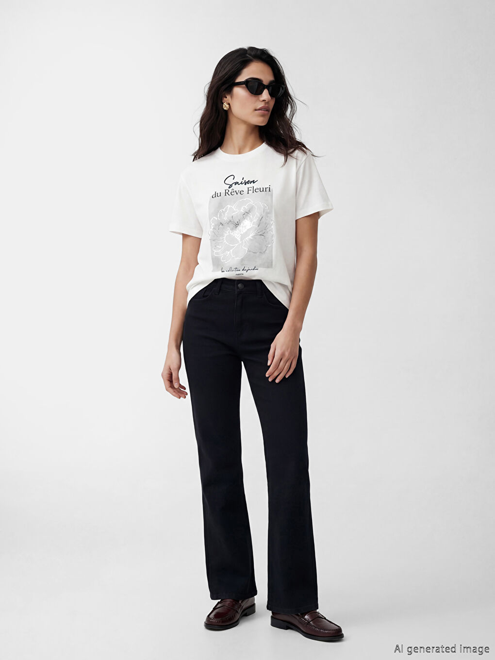 Woman ECRU T-Shirt-1