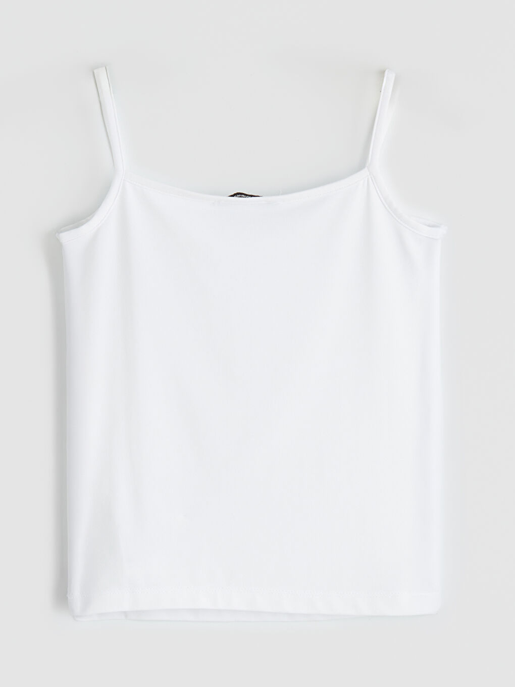 Karışık Kare Yaka İp Askılı Kadın Atlet