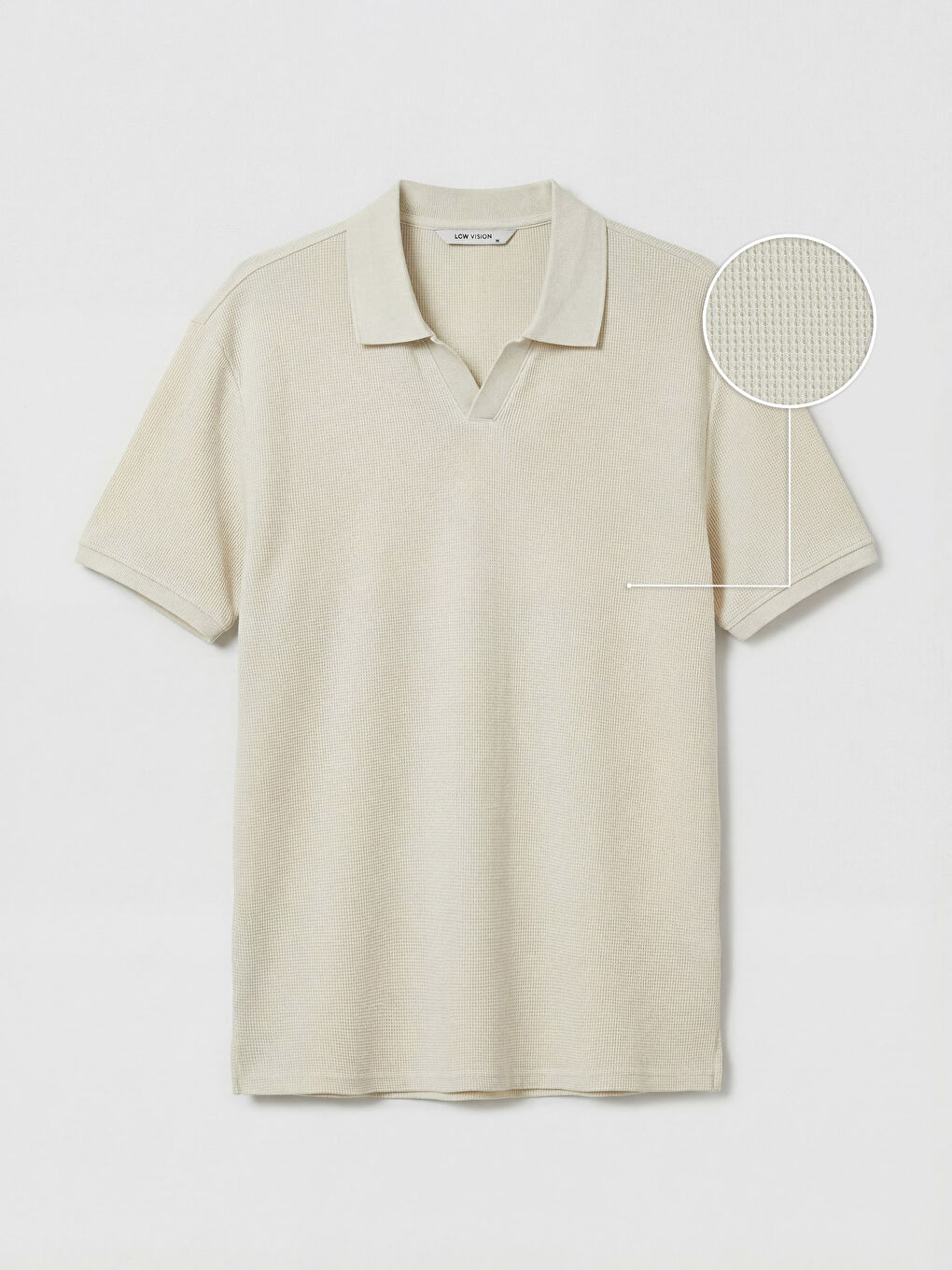 Gri Polo Yaka Pike Erkek Tişört