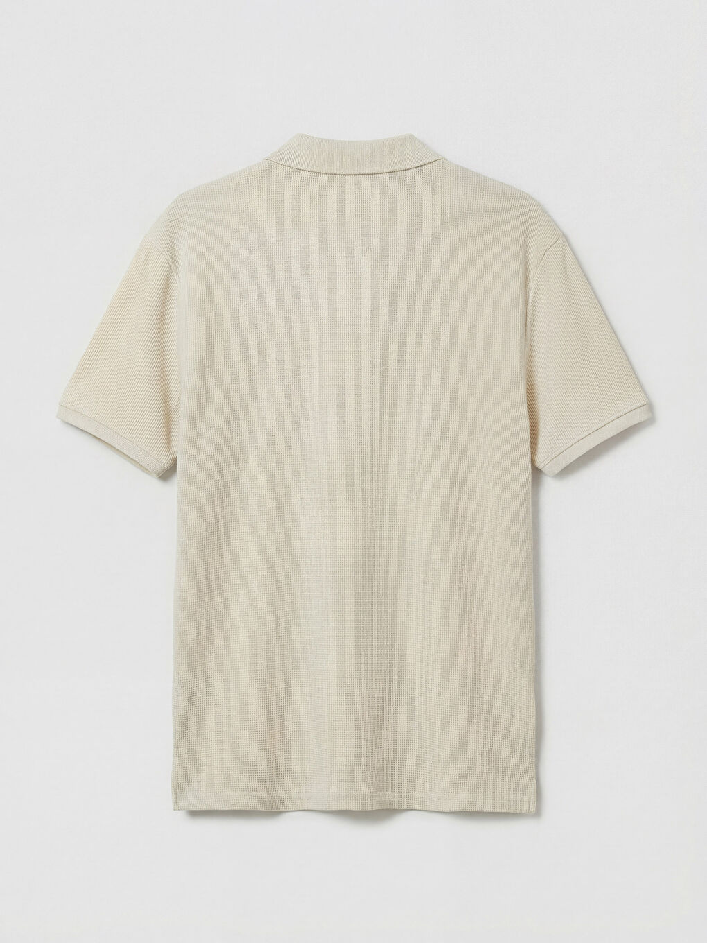 Gri Polo Yaka Pike Erkek Tişört-1