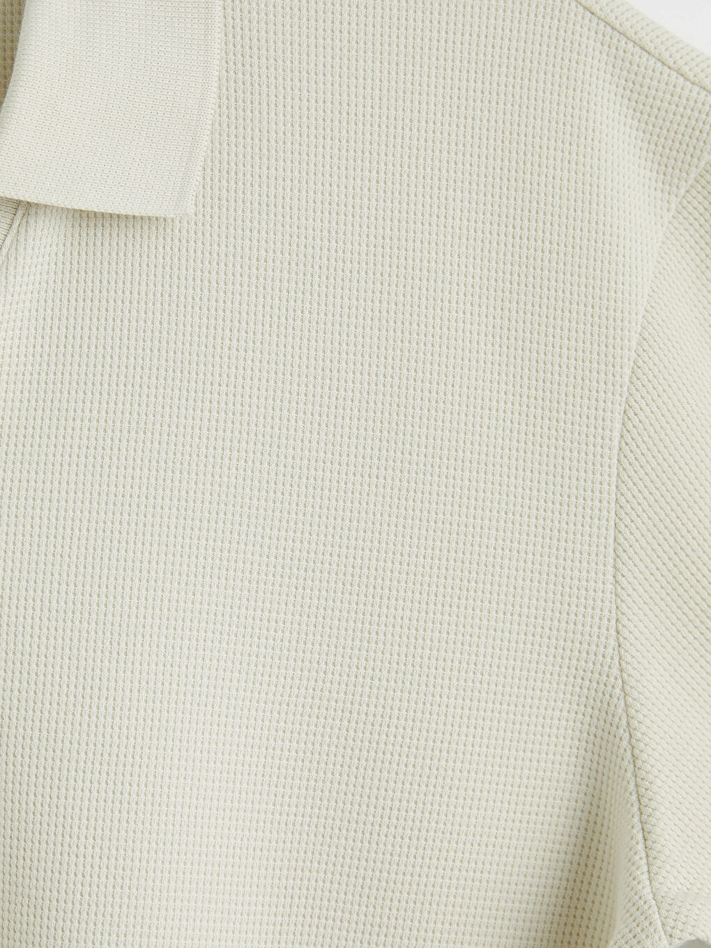 Gri Polo Yaka Pike Erkek Tişört-2