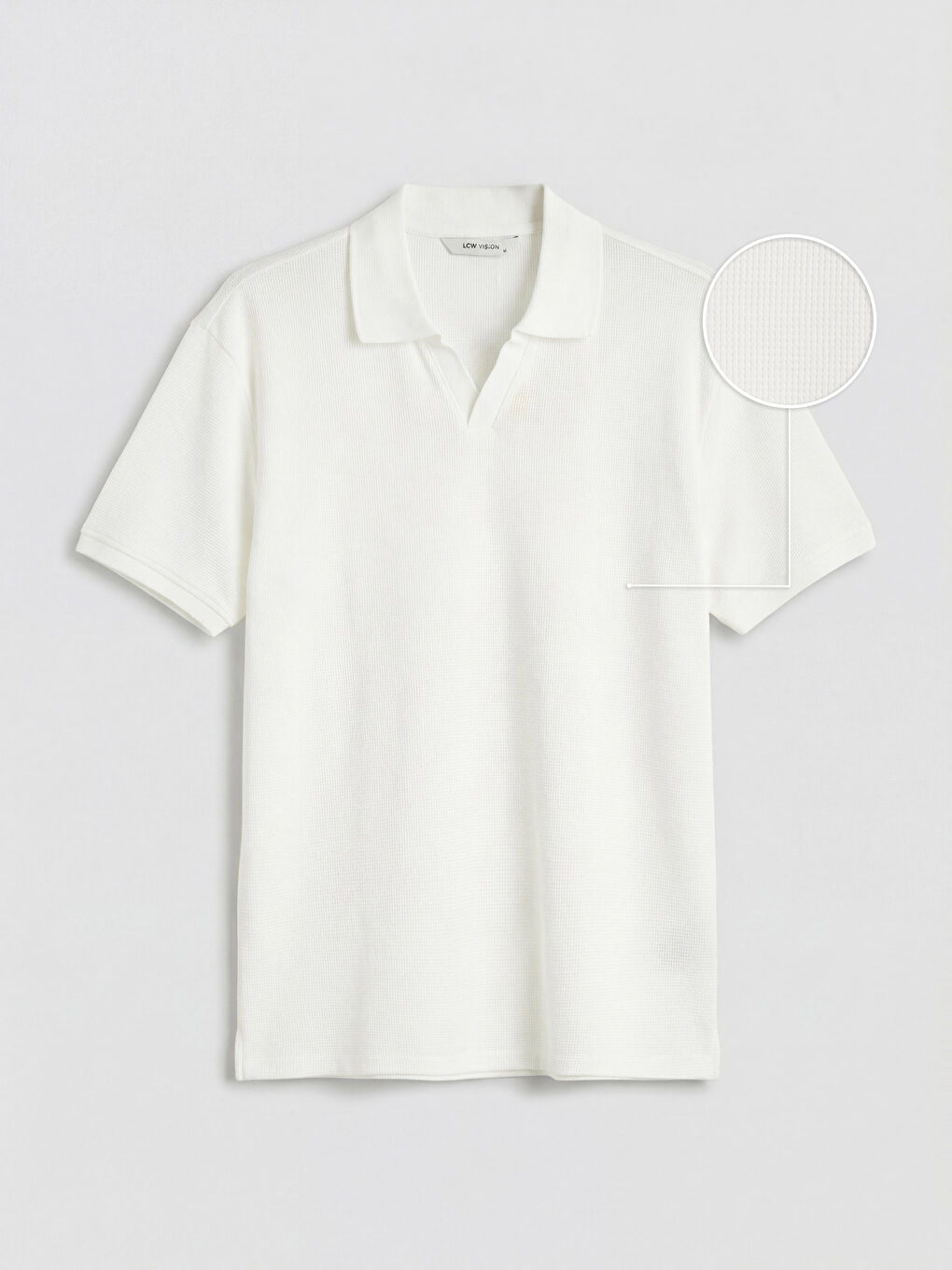 Ekru Polo Yaka Pike Erkek Tişört