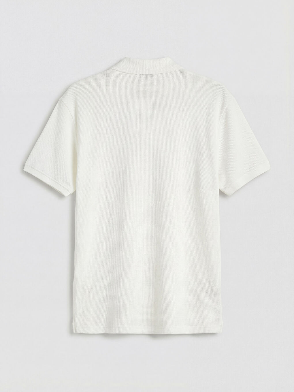 Ekru Polo Yaka Pike Erkek Tişört-1