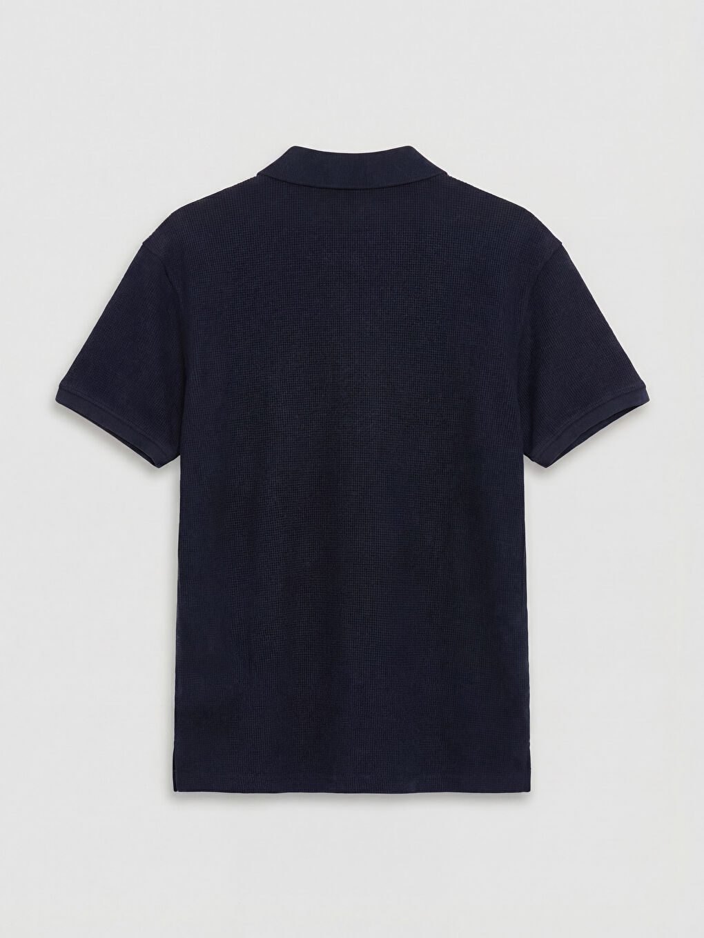 Lacivert Polo Yaka Pike Erkek Tişört-1