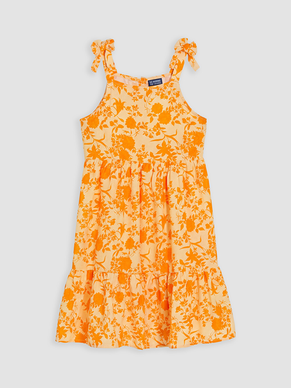 Girl Orange Dress