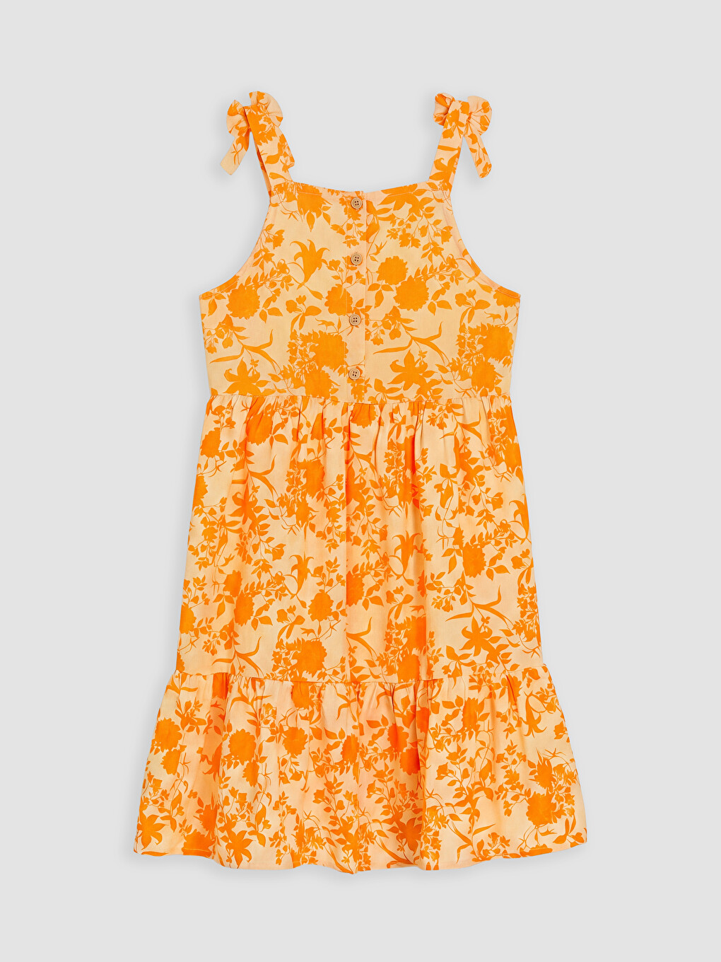 Girl Orange Dress-1
