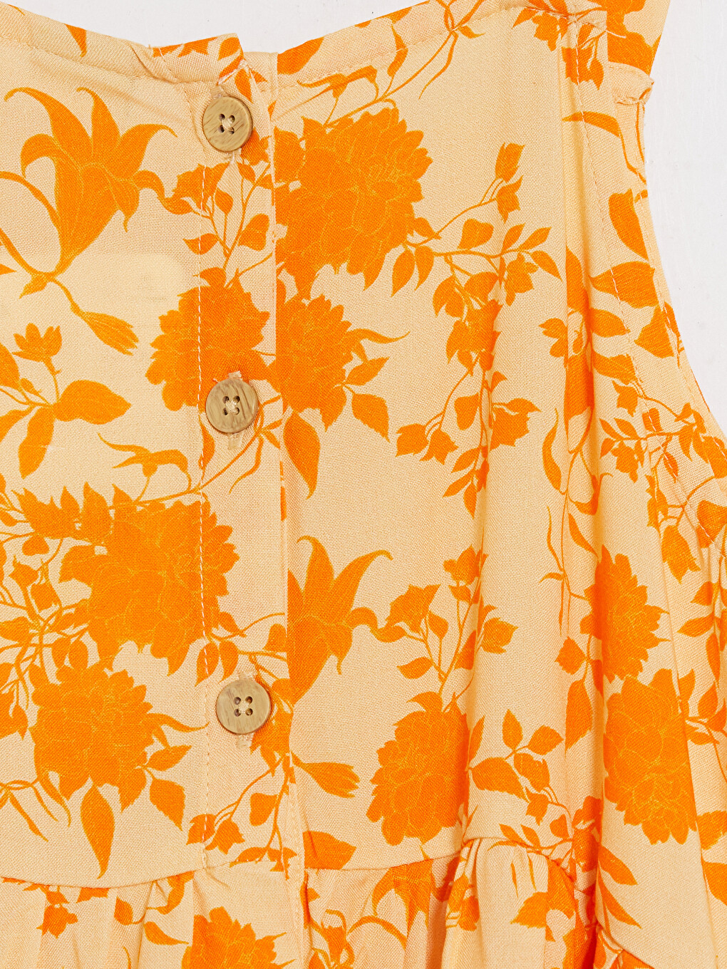 Girl Orange Dress-3