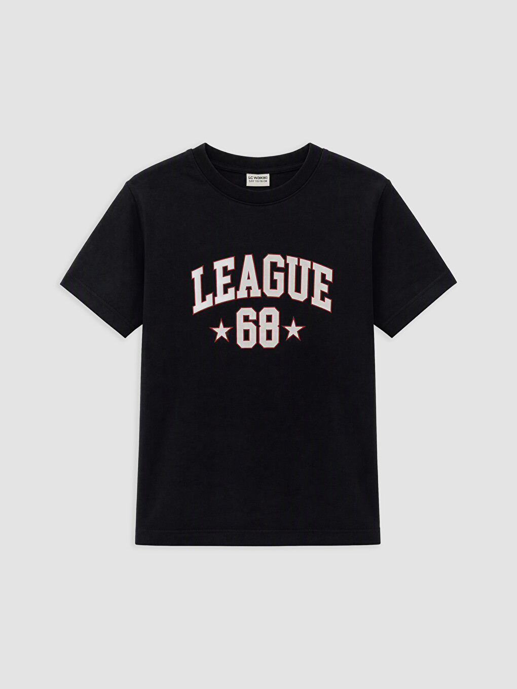 Crew Neck Printed Boys' T-shirt