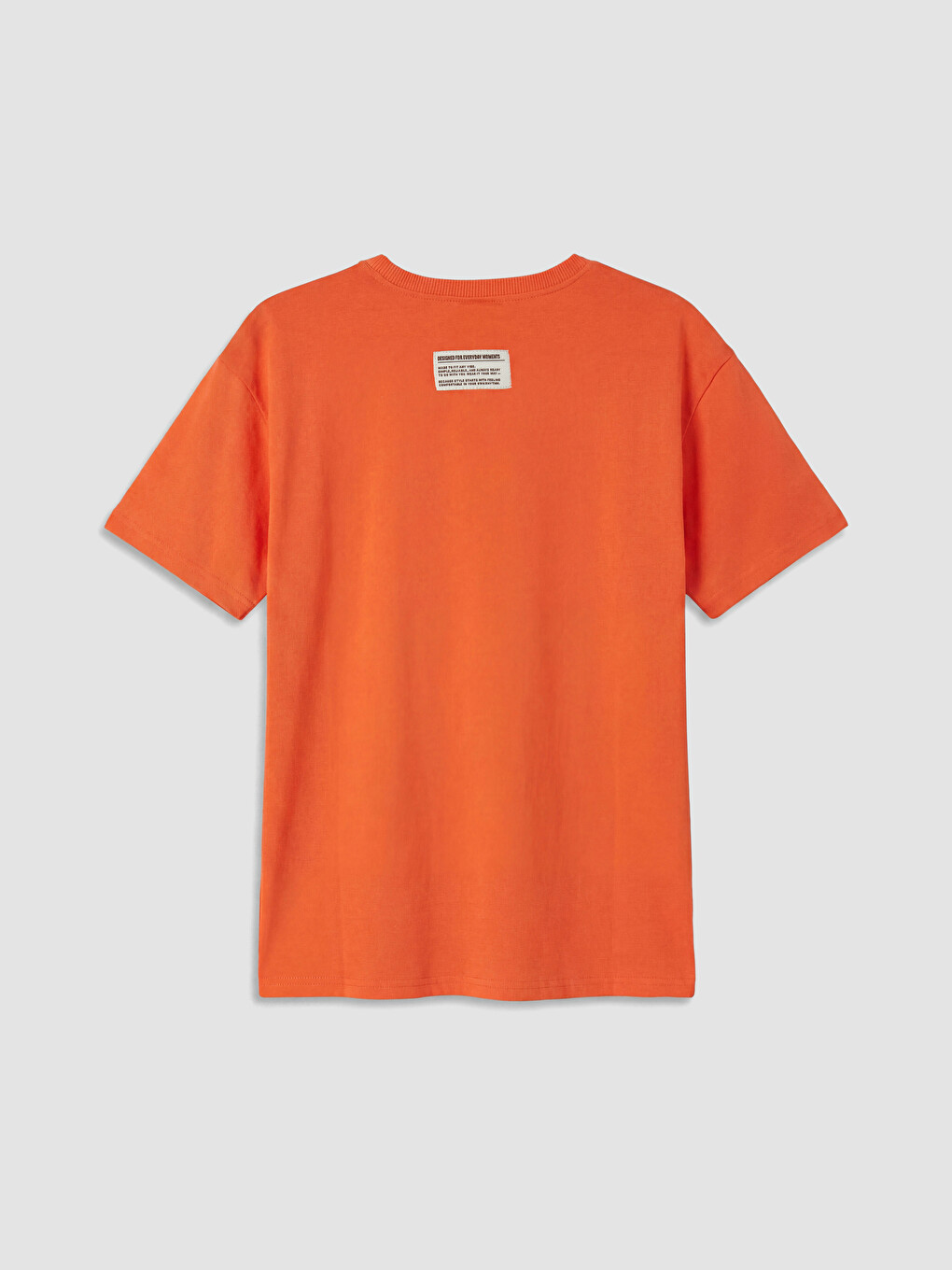Crew Neck Printed Boys' T-Shirt-3
