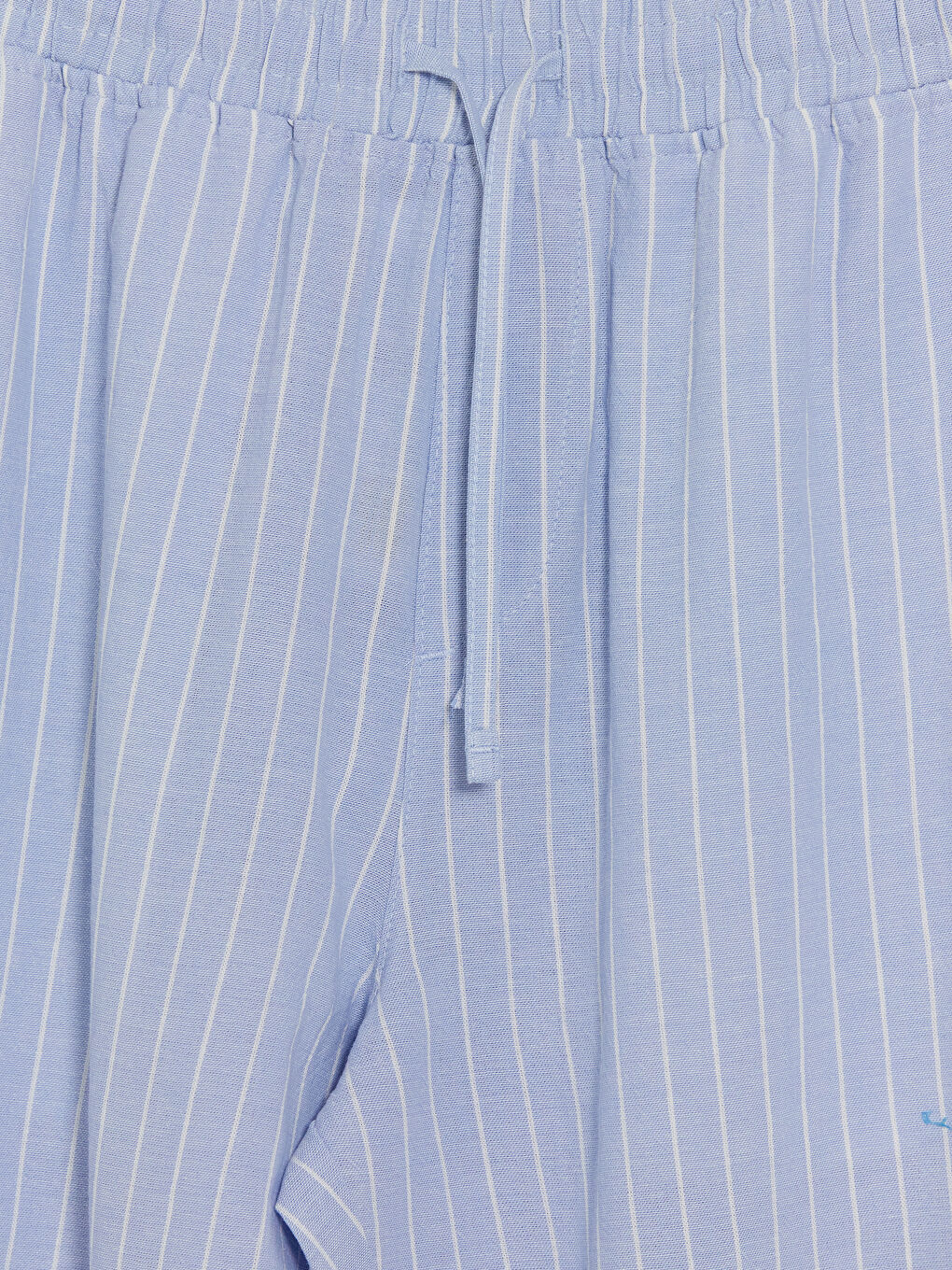 Relaxed Fit Linen-Look Men's Trousers-6