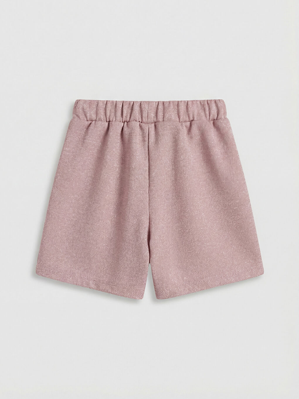 Bej Taşlı Kız Çocuk Bluz ve Şort Etek-4