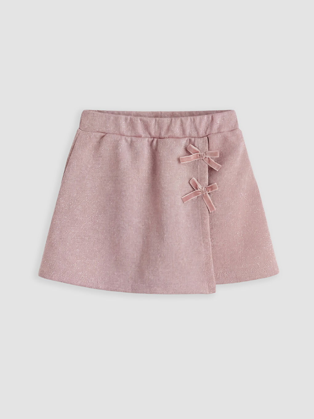 Taşlı Kız Çocuk Tişört ve Şort Etek-3