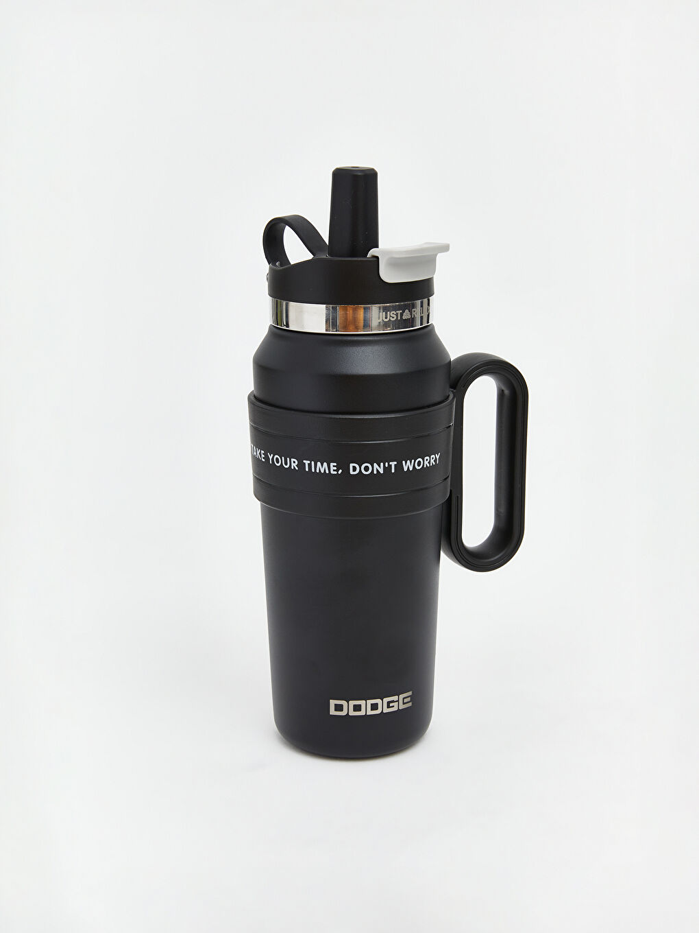 Baskılı Kulplu Pipetli Matara-1