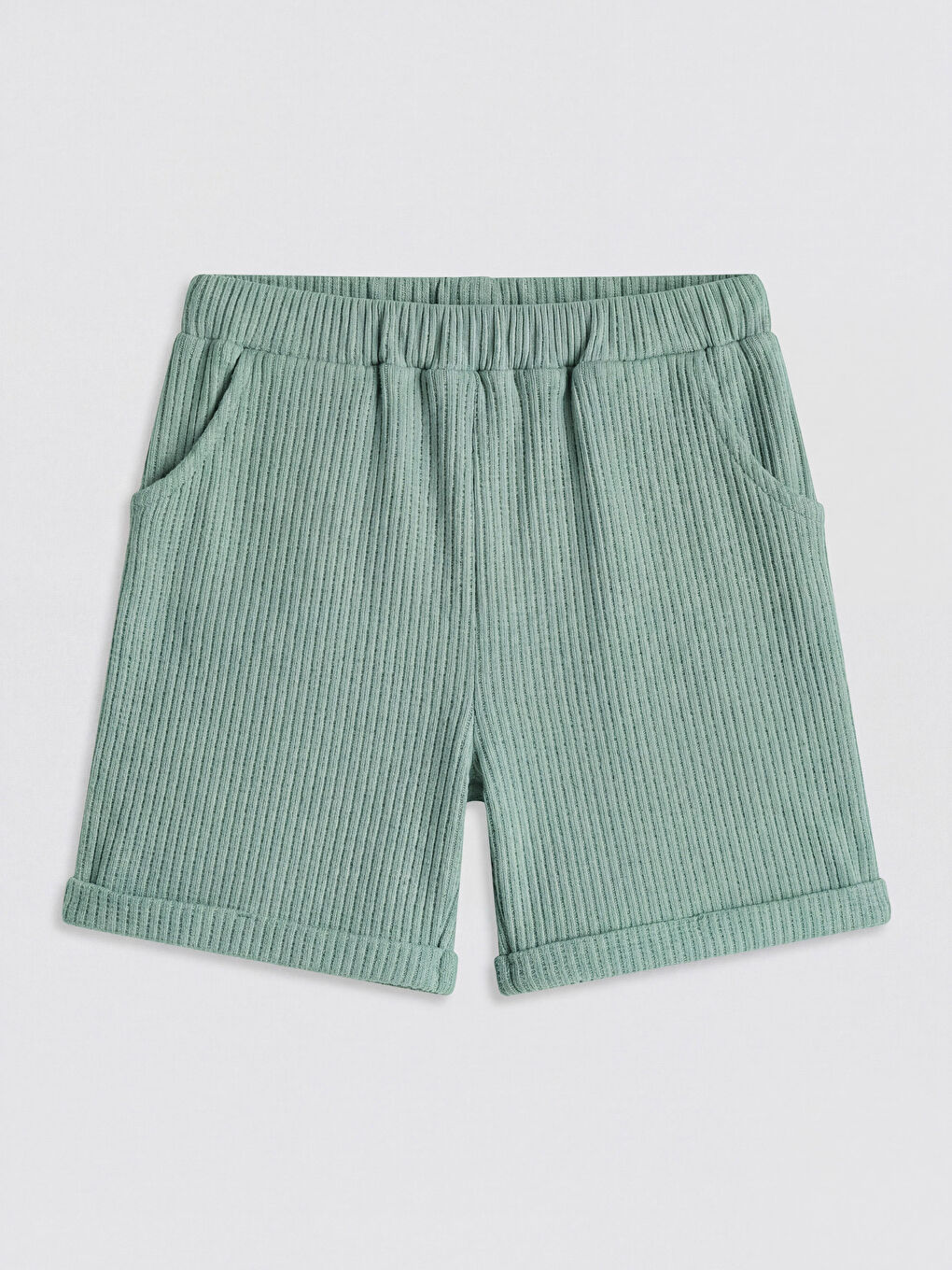 Yeşil Seoul Baskılı Erkek Bebek Tişört ve Şort Takım-3