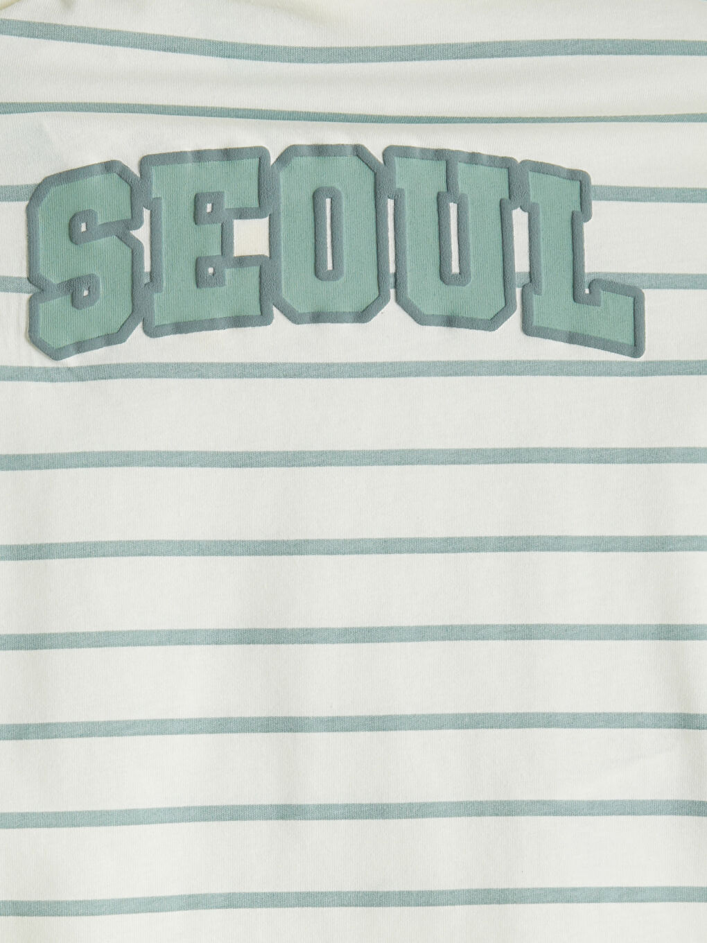 Yeşil Seoul Baskılı Erkek Bebek Tişört ve Şort Takım-5