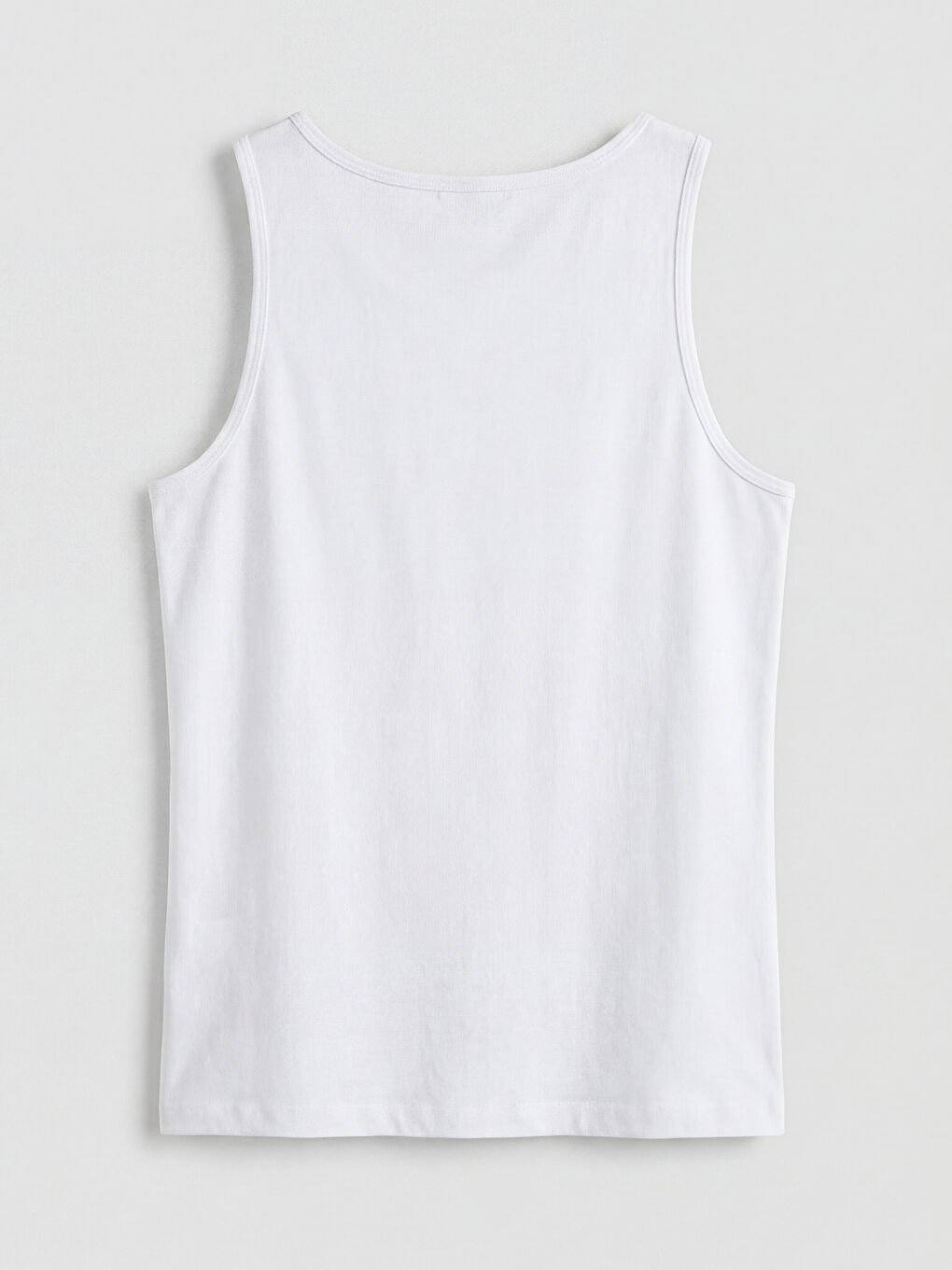 Beyaz Bisiklet Yaka Kız Çocuk Atlet 2'li-2