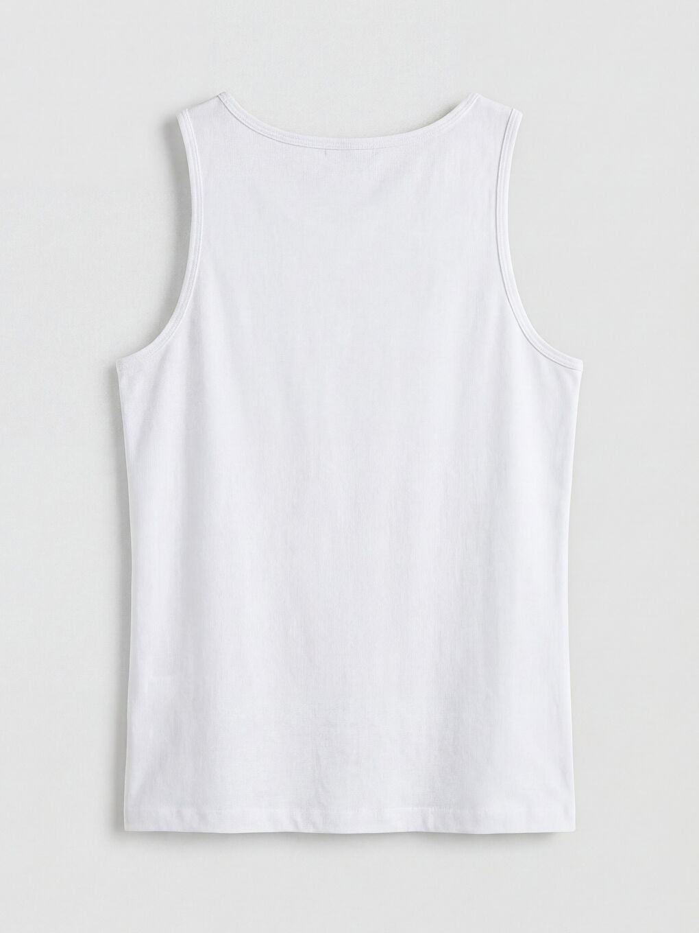 Beyaz Bisiklet Yaka Kız Çocuk Atlet 2'li-4