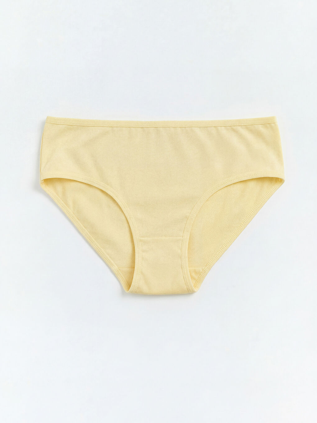 Ekru Çiçek Desenli Kız Çocuk Külot 3'lü-1