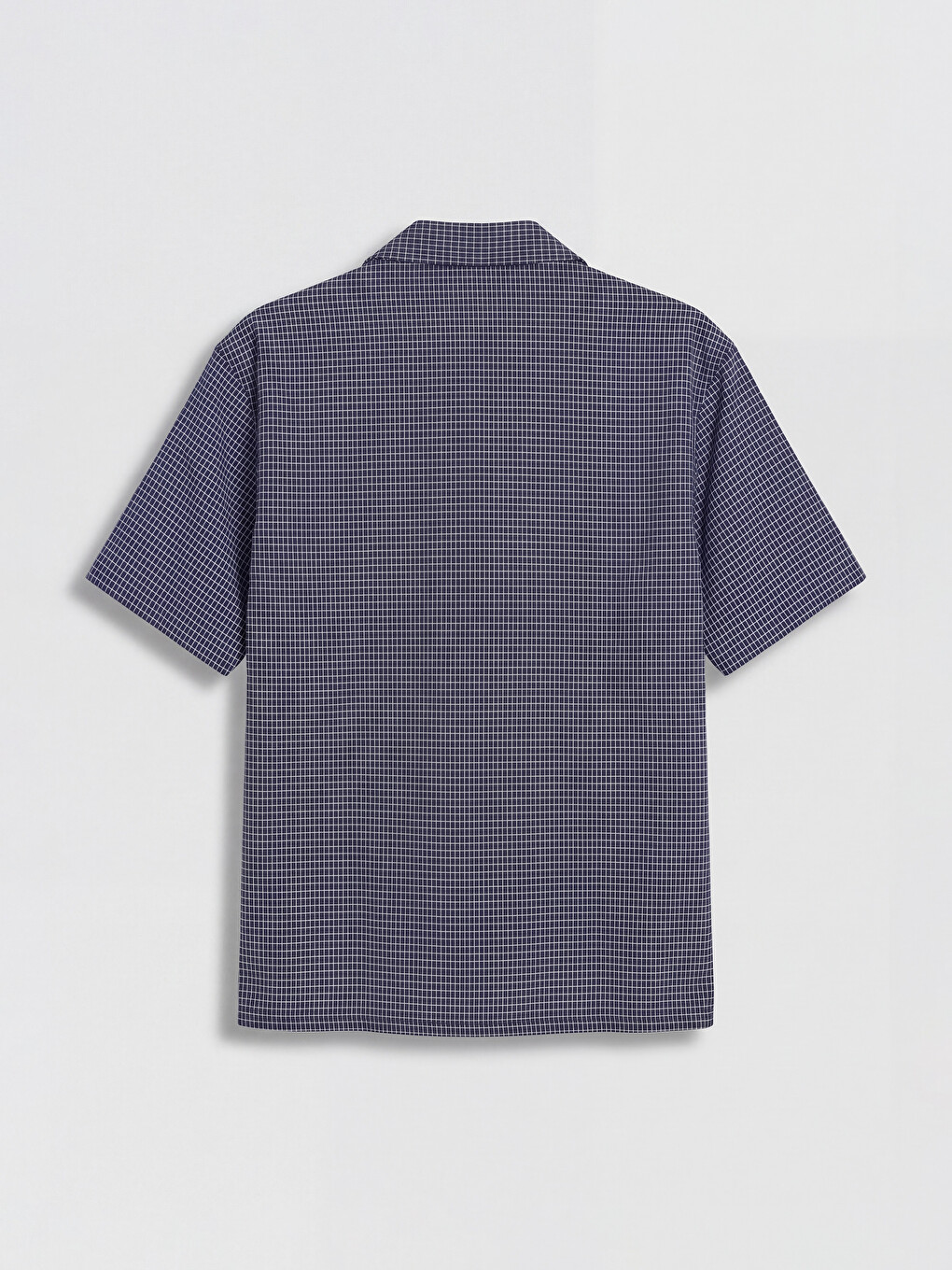 Relax Fit Embroidered Plaid Men's Shirt-9