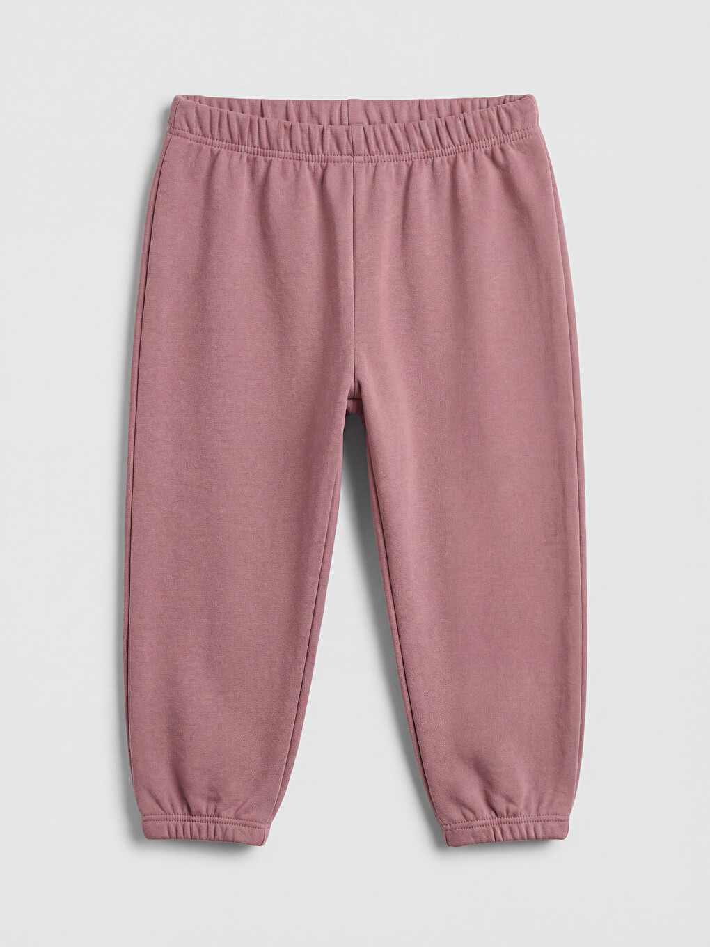 Pembe Beli Lastikli Kız Bebek Jogger Eşofman Altı