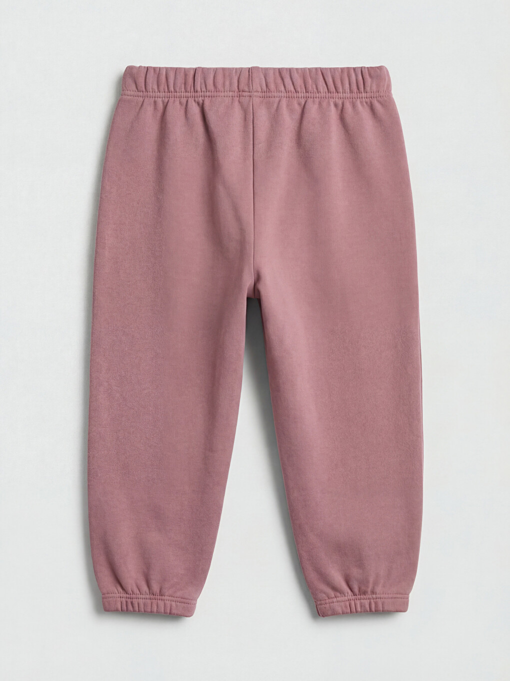 Pembe Beli Lastikli Kız Bebek Jogger Eşofman Altı-1
