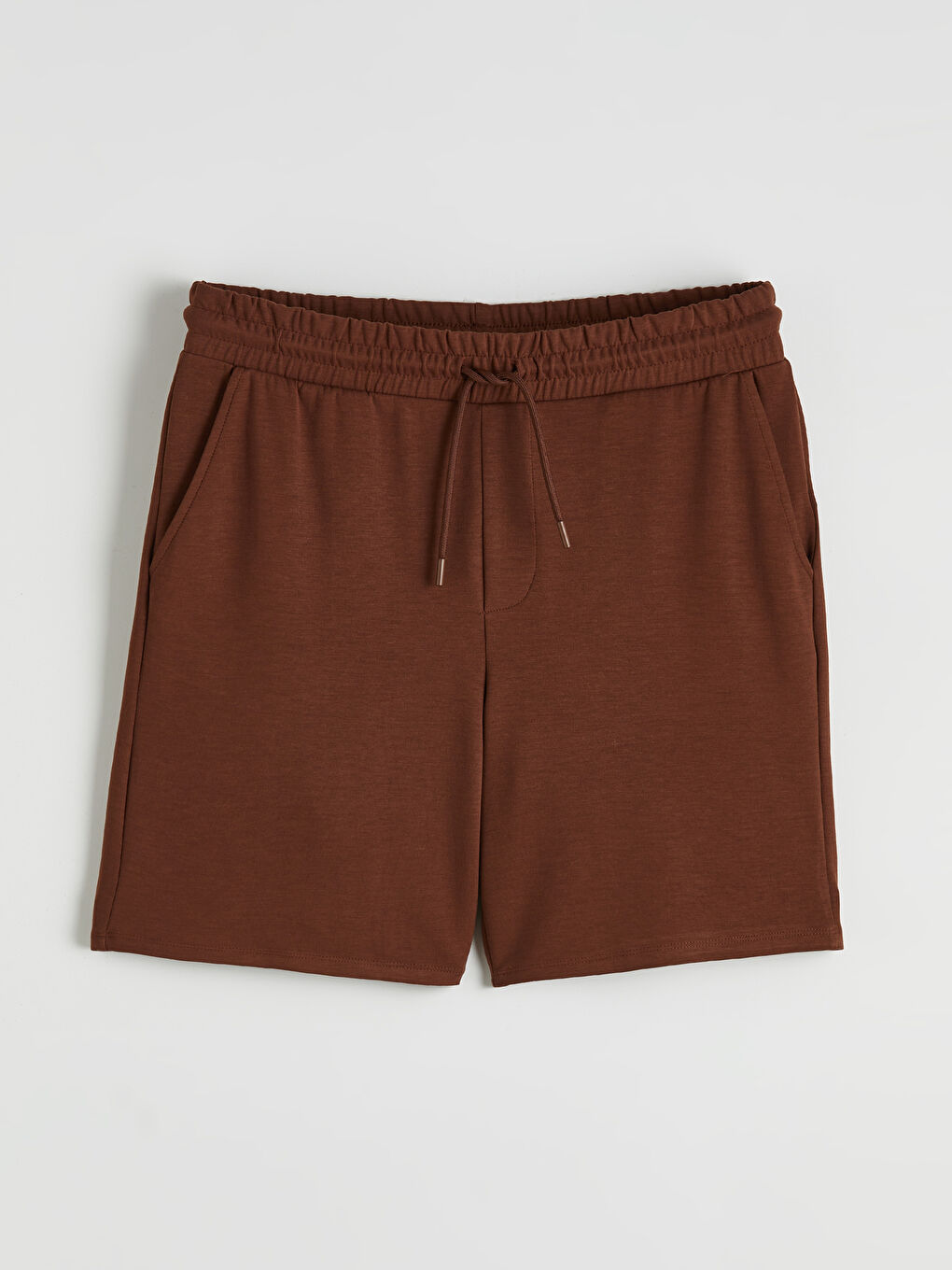 Kahverengi Standart Kalıp Erkek Şort
