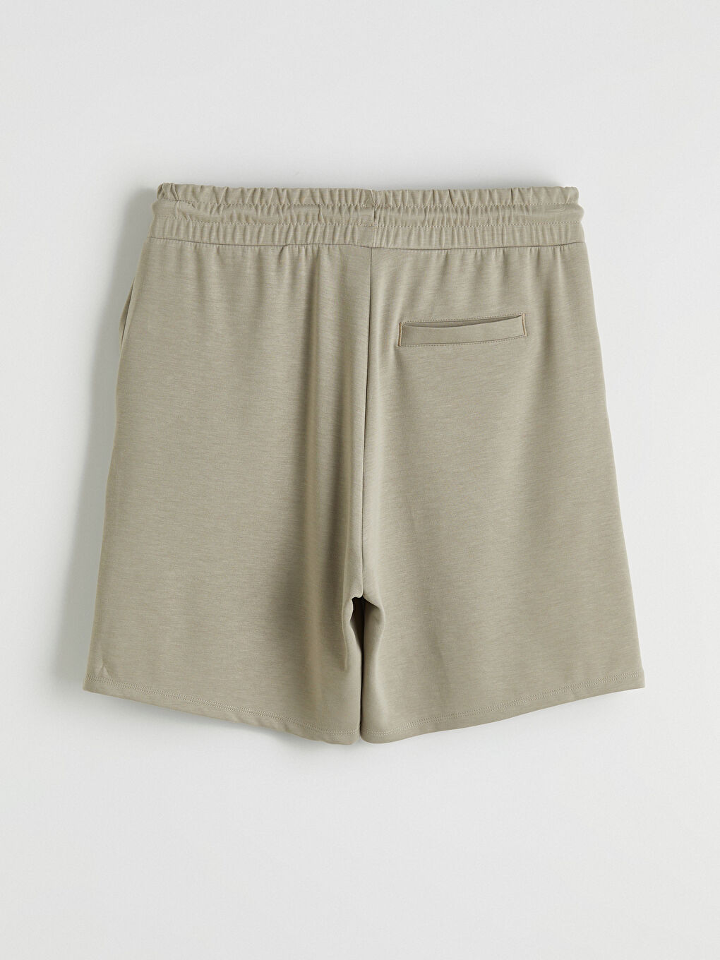 Bej Standart Kalıp Erkek Şort-6