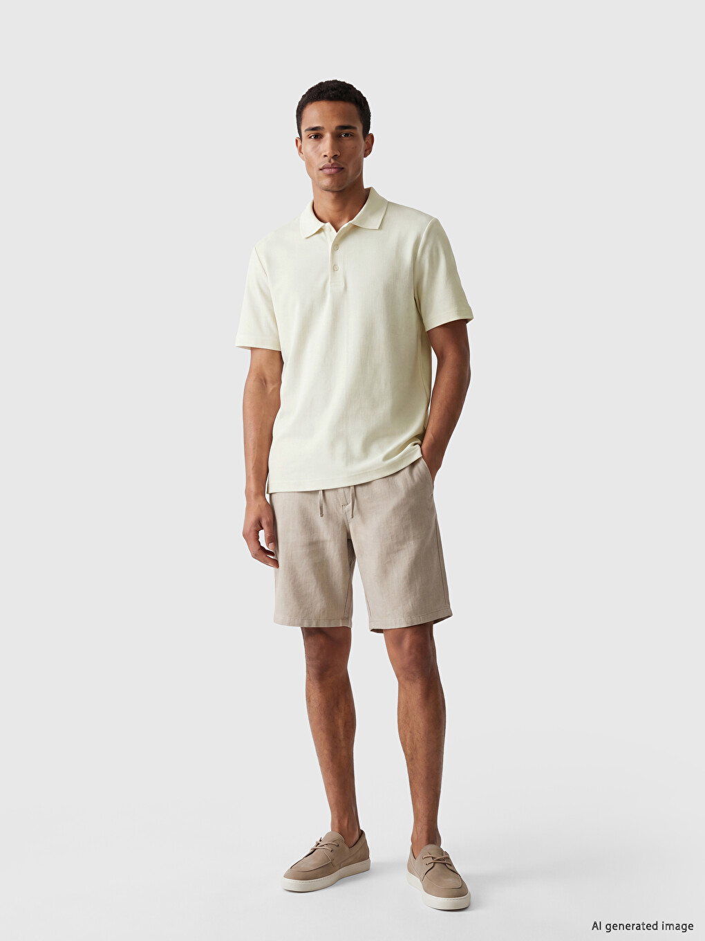 Standardni Polo Kragna Pike Muška Majica-1