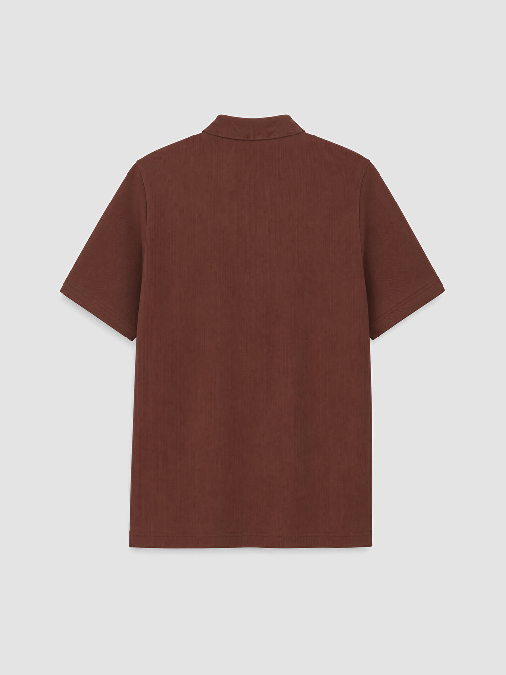 Standard Fit Polo Kragna Rebrasta Muška Majica-6