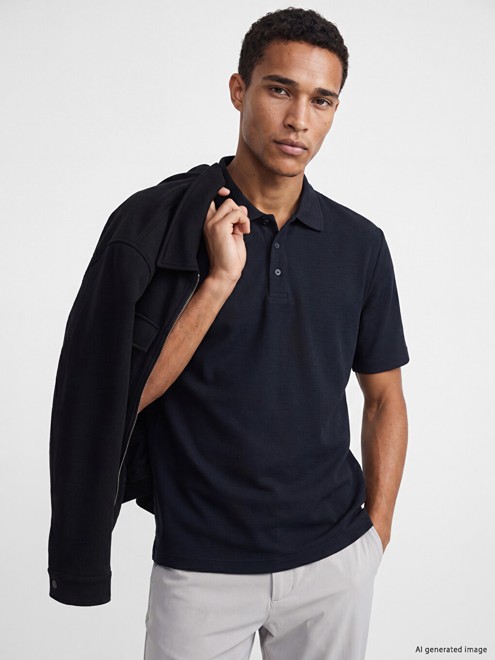 Polo Collar Men's T-Shirt