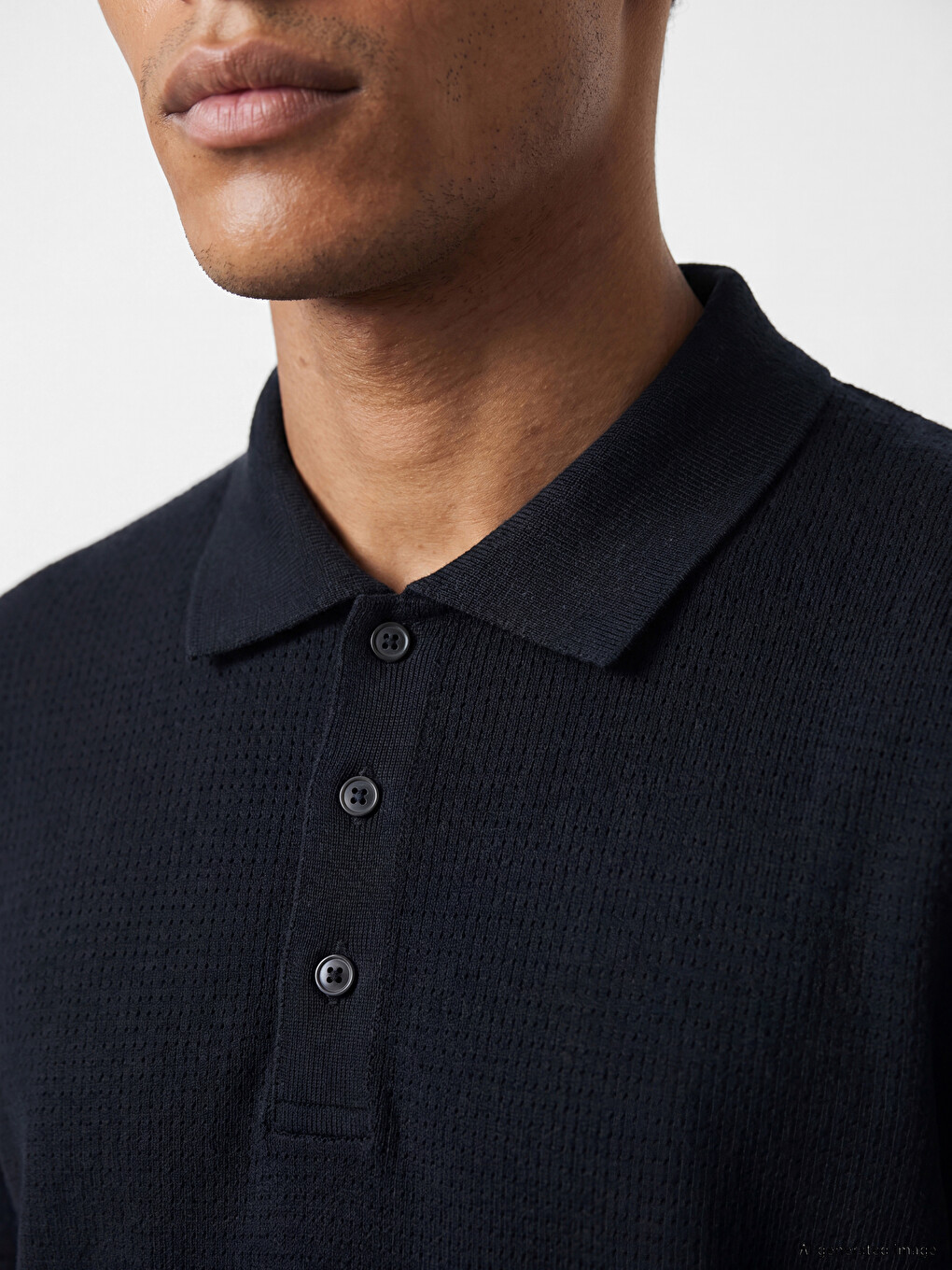 Polo Collar Men's T-Shirt-2
