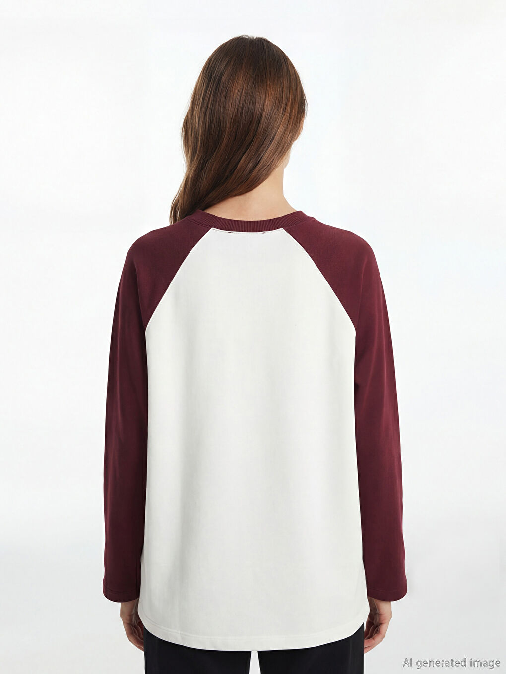 Printed Oversized Women's Sweatshirt Tunic-3