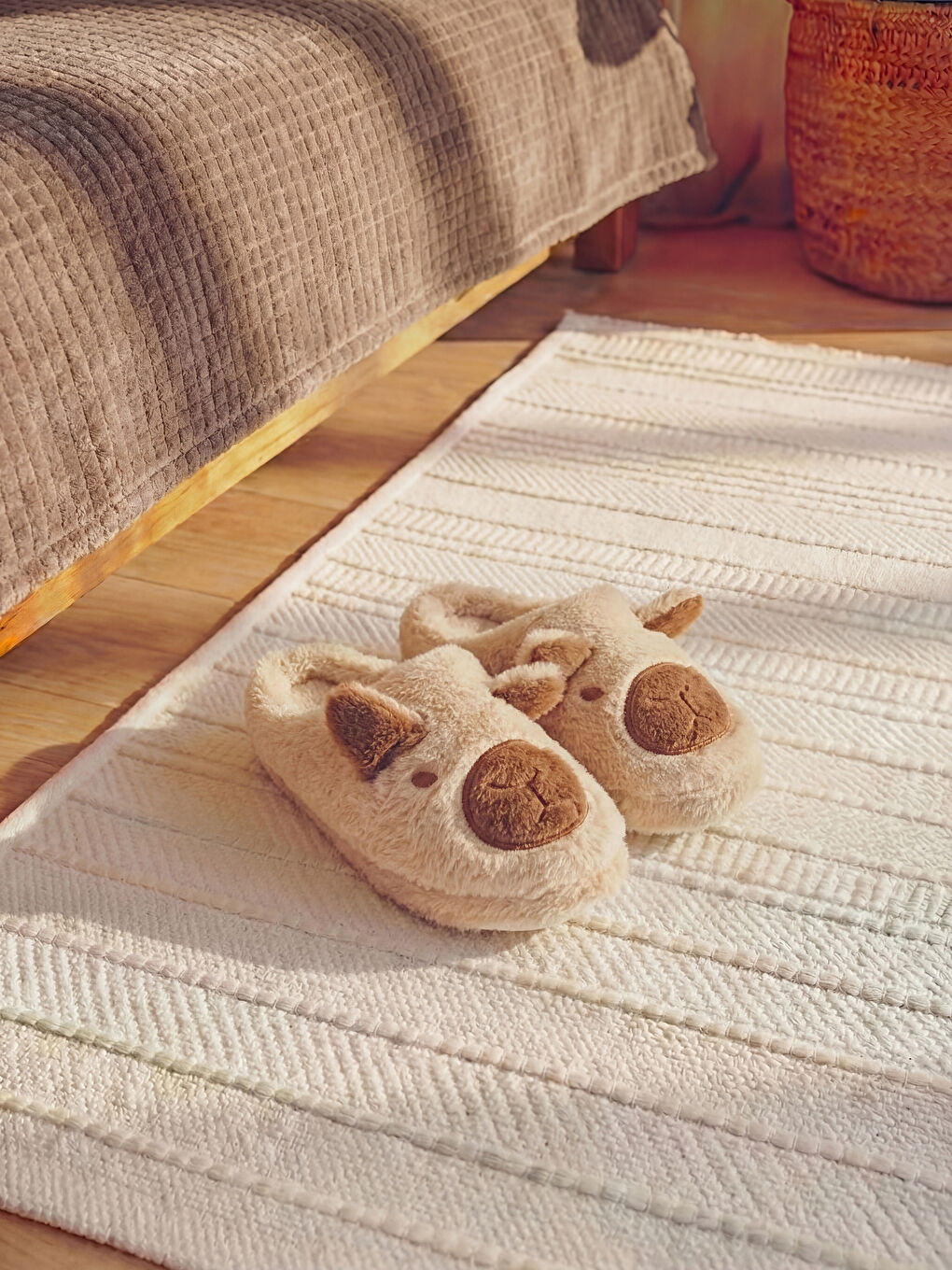 Karışık Hayvan Figürlü Kadın Ev Terliği